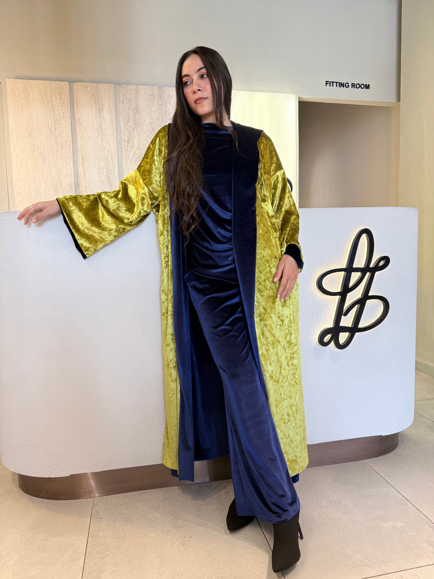 Baraka kaftan بَركة ( Double Face)( comes with its belt)