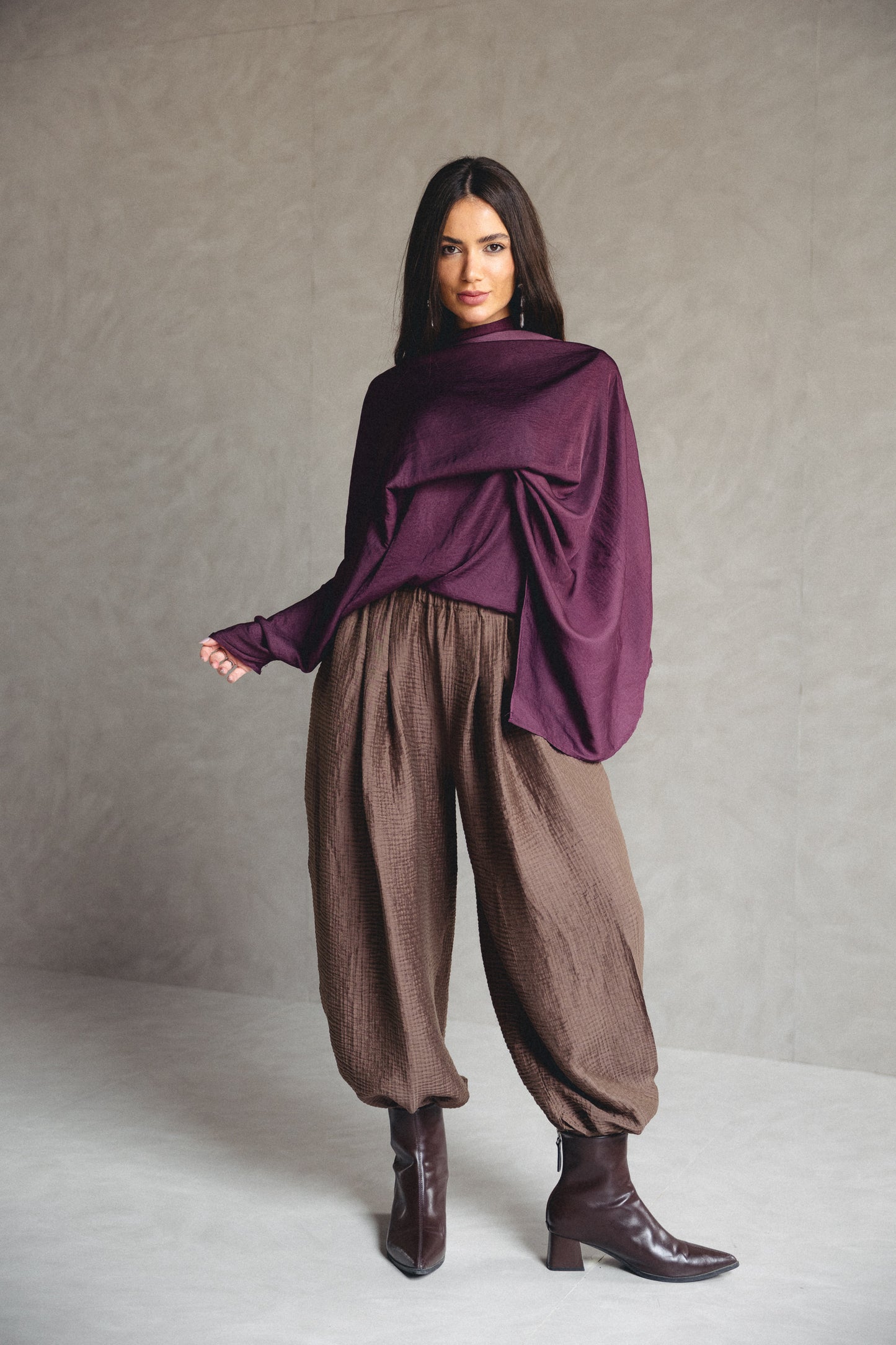 Floating shawl Shirt