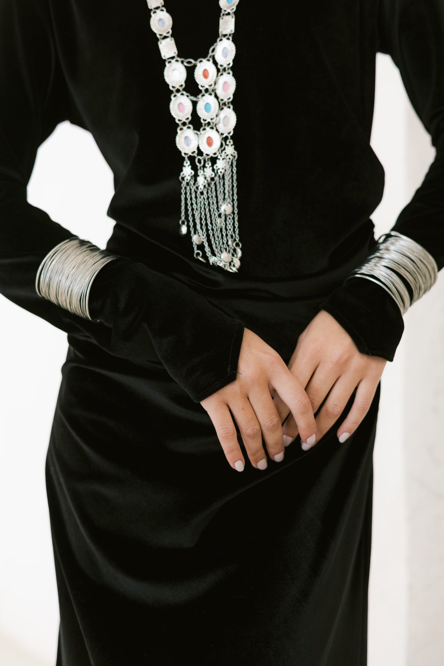 Mawadda velvet dress مَوَدَّة