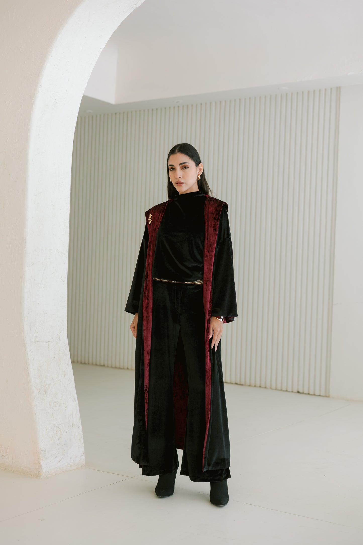 Baraka kaftan بَركة ( Double Face)( comes with its belt)