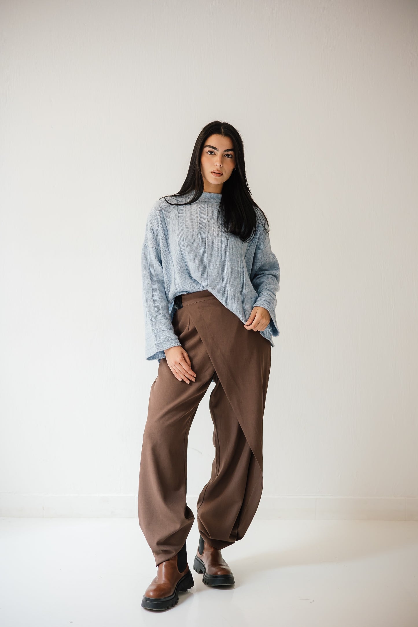 Soft fold pants