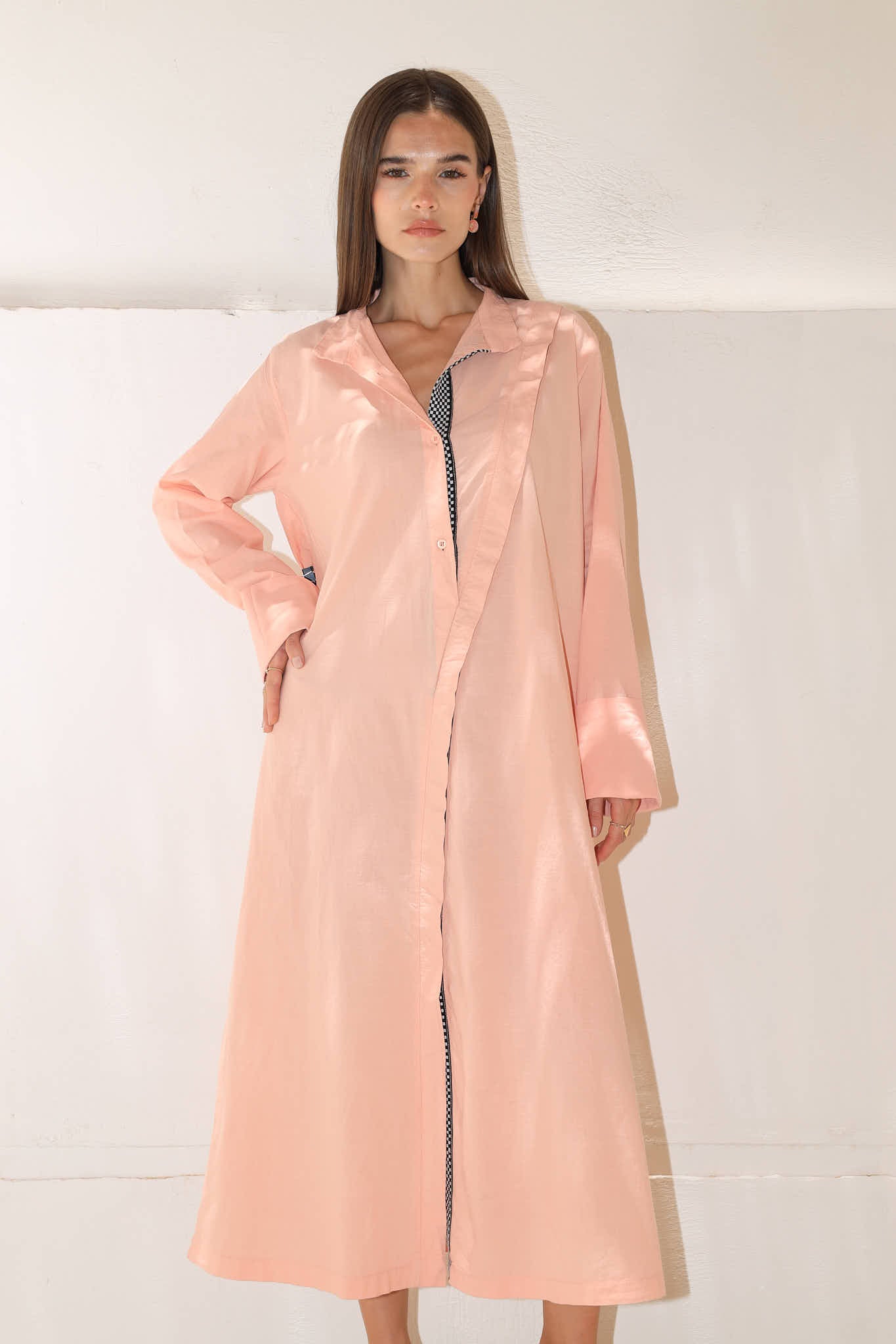 Double Placket Shirt-Dress