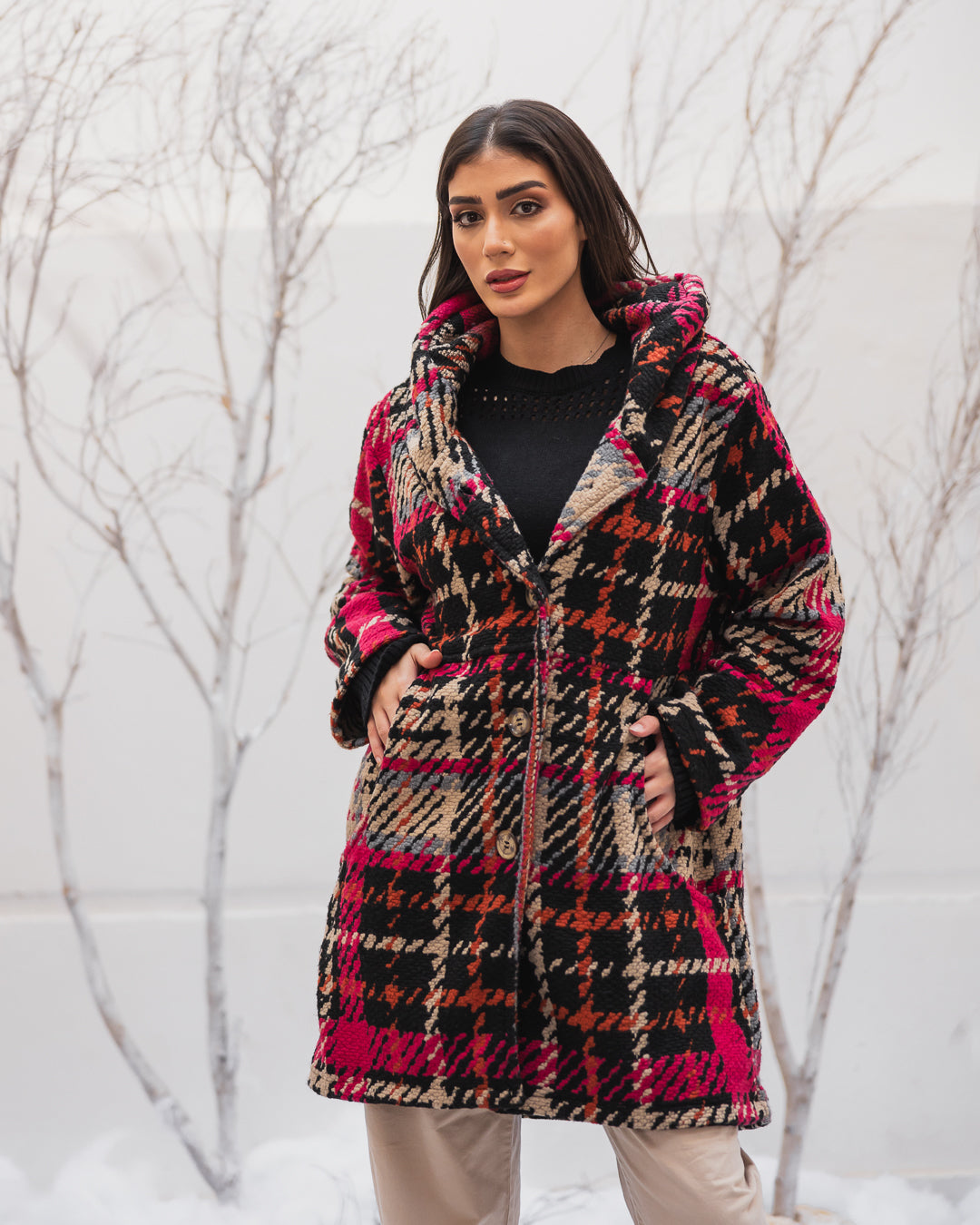 Icon Jacquard Coat