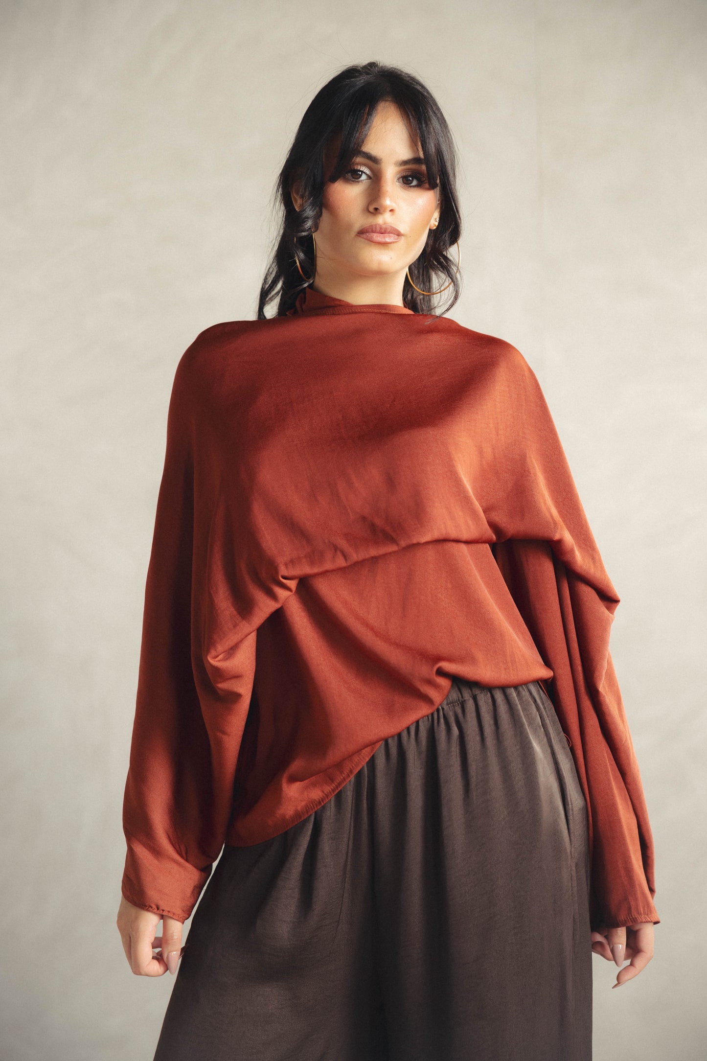 Floating shawl Shirt