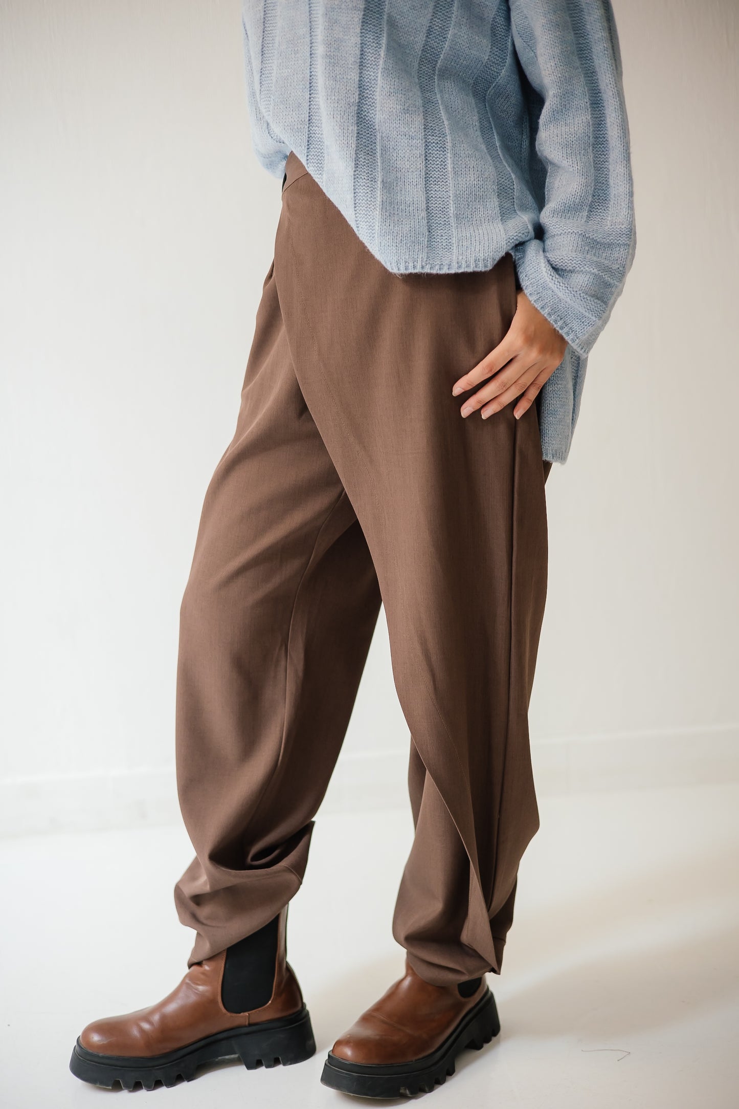 Soft fold pants