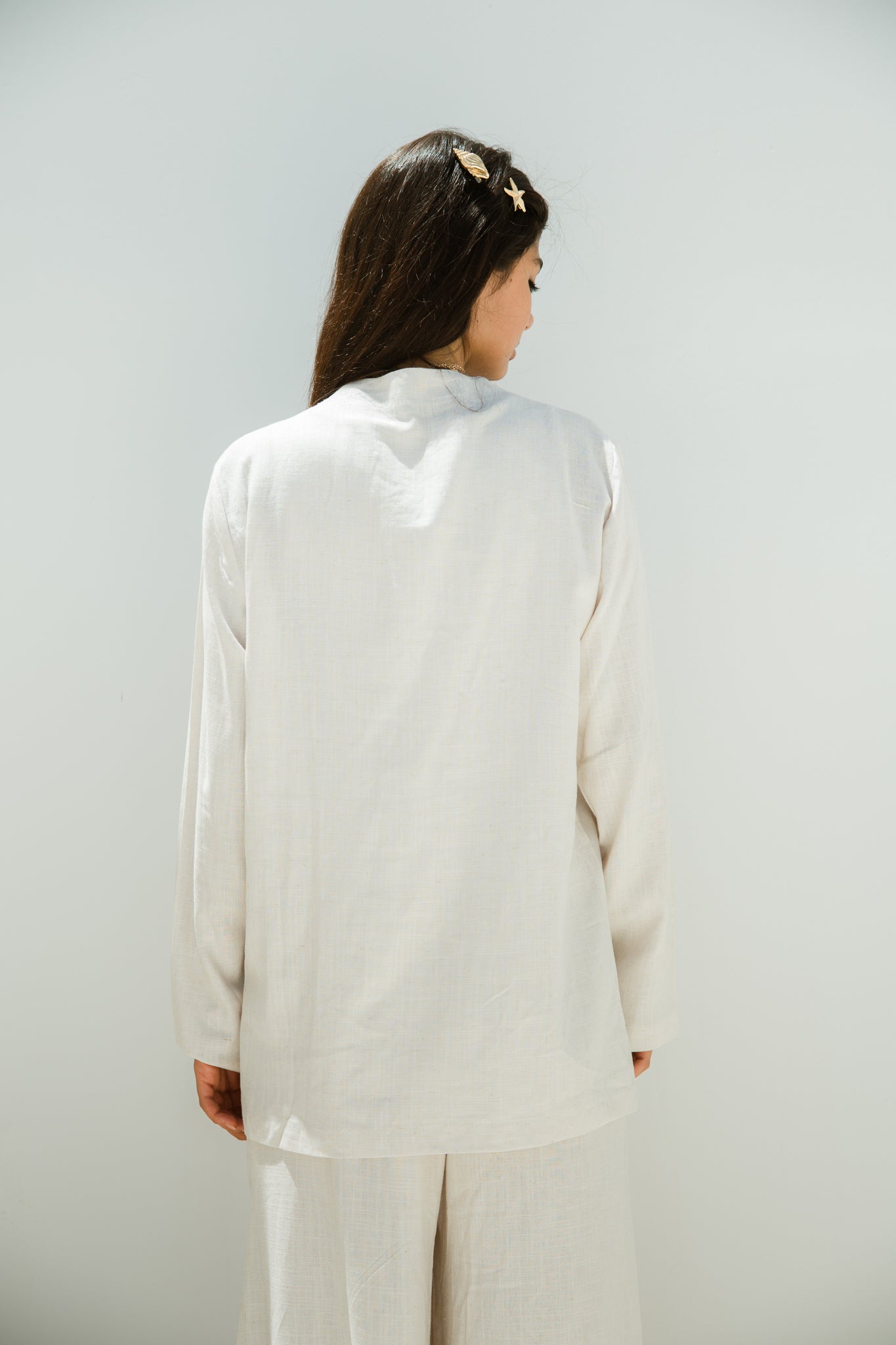 Pearl off white shirt