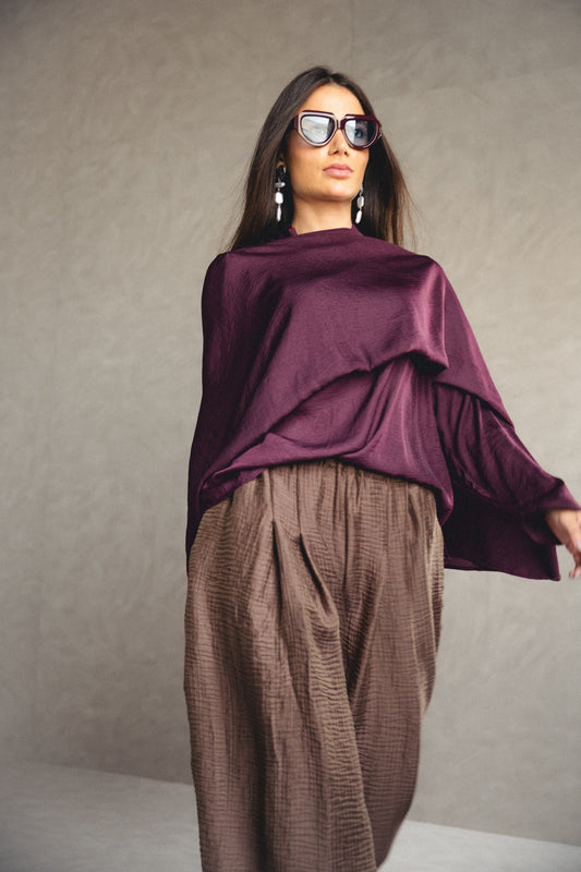 Floating shawl Shirt