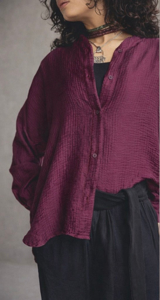 Framed Crinkled Shirt