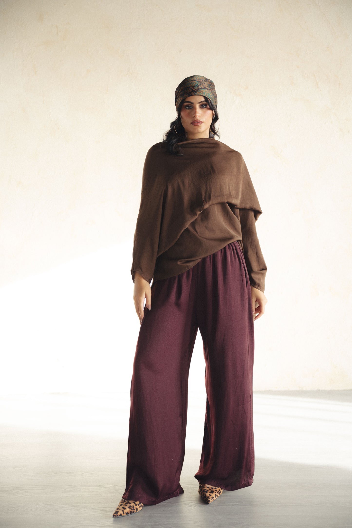 Off duty wide Pants