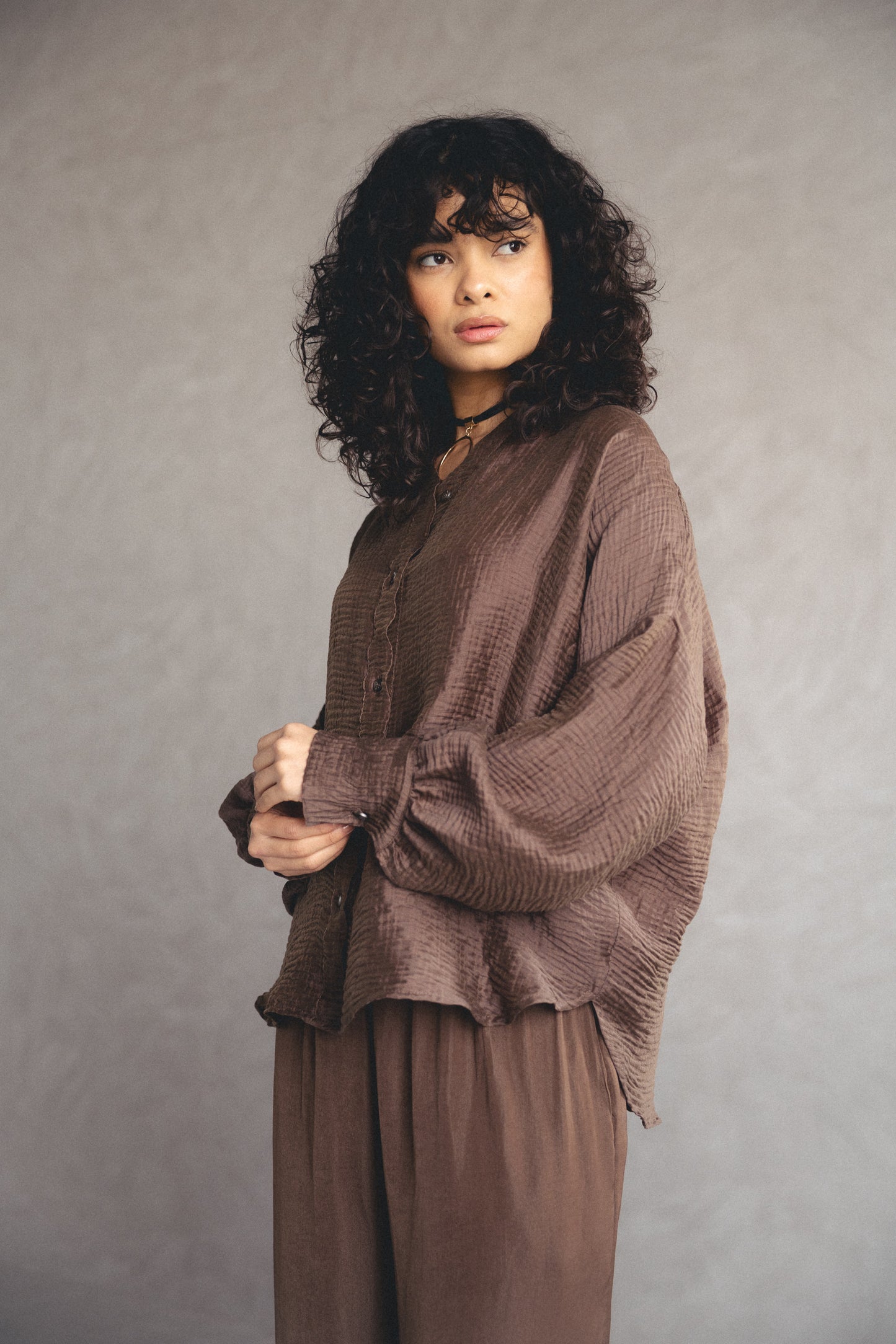 Framed Crinkled Shirt