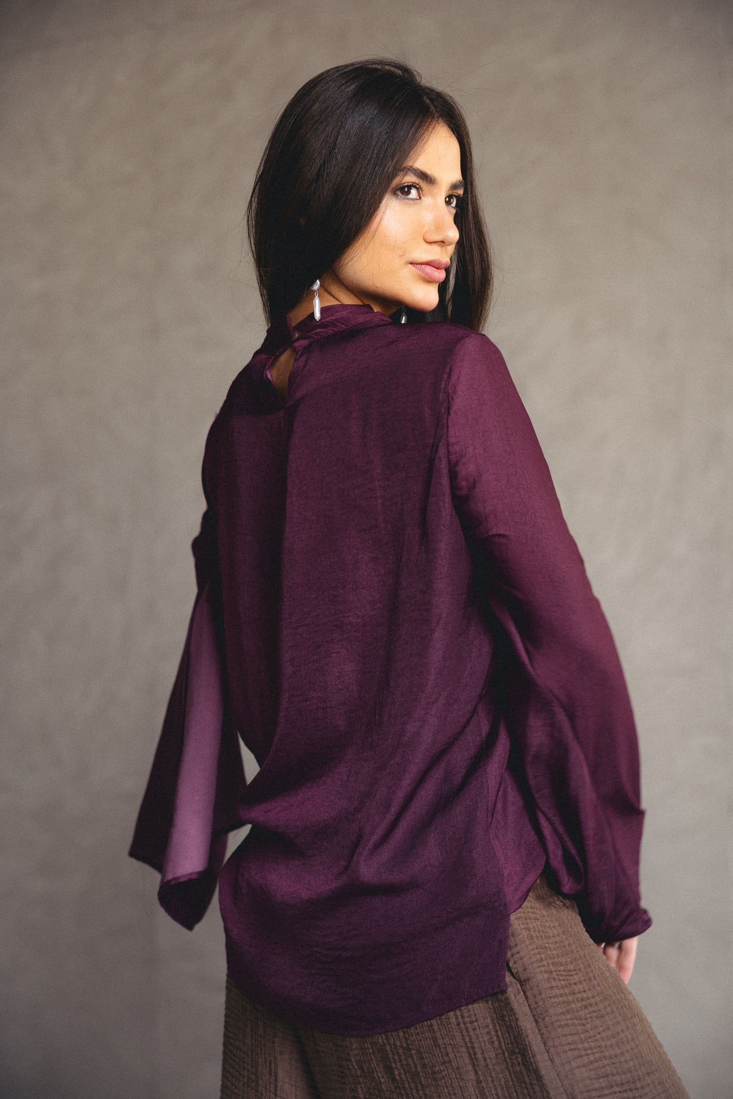 Floating shawl Shirt