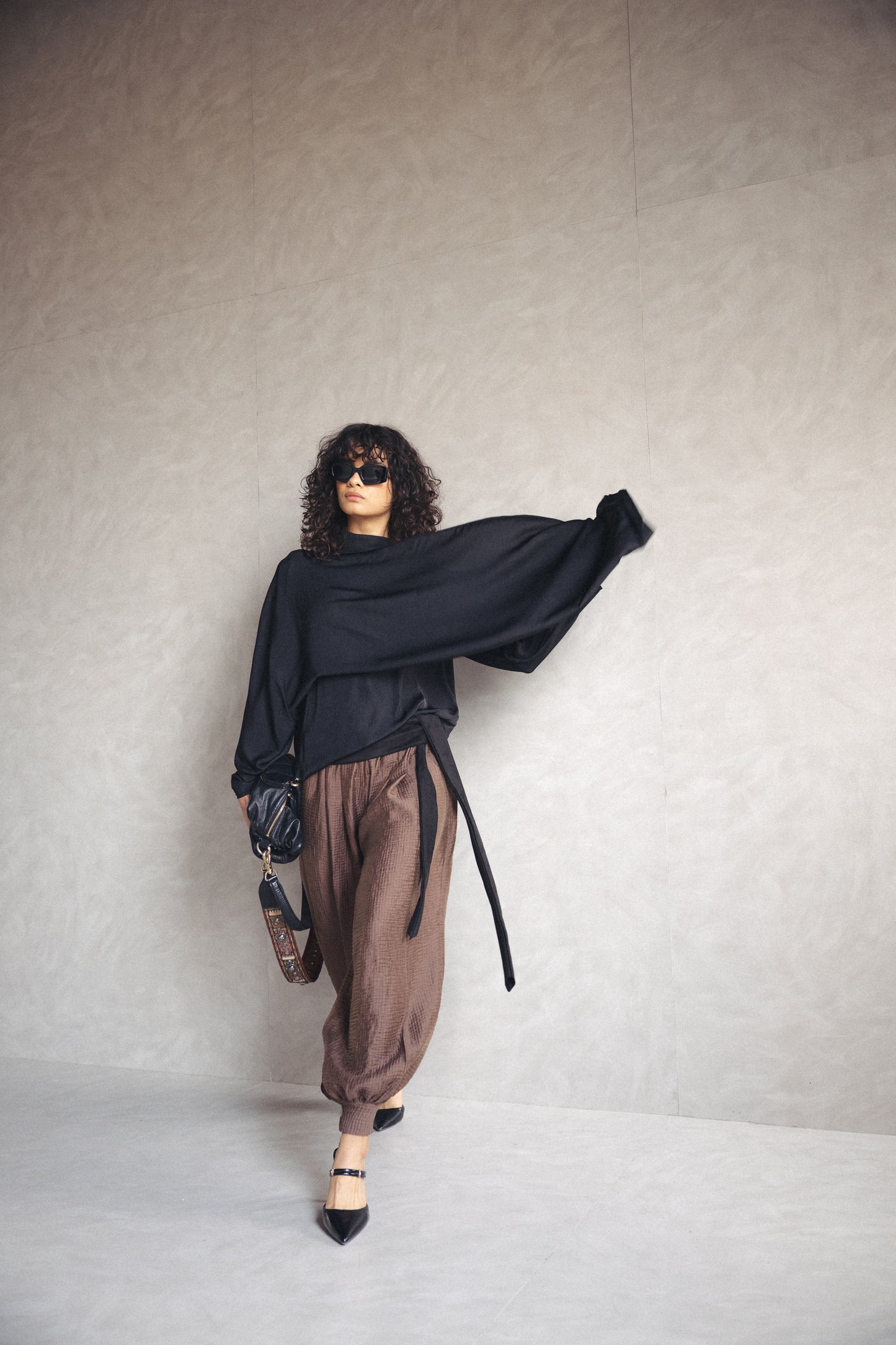 Floating shawl Shirt