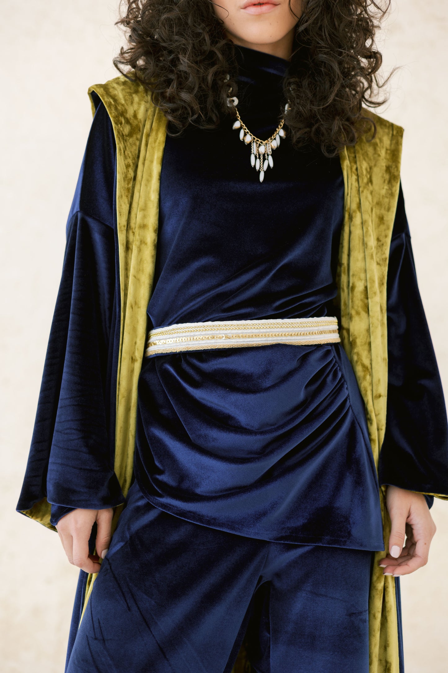 Baraka kaftan بَركة ( Double Face)( comes with its belt)