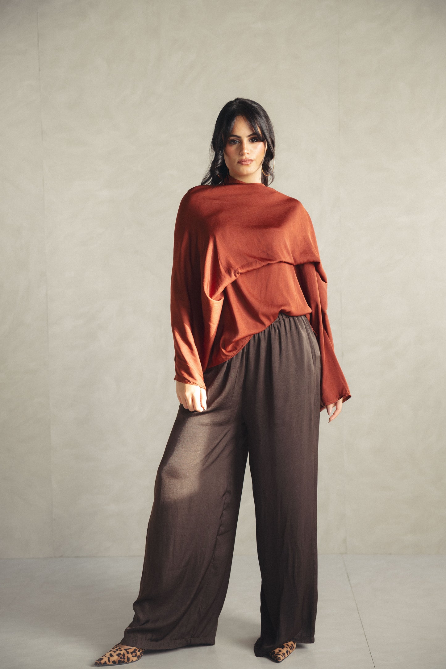 Floating shawl Shirt