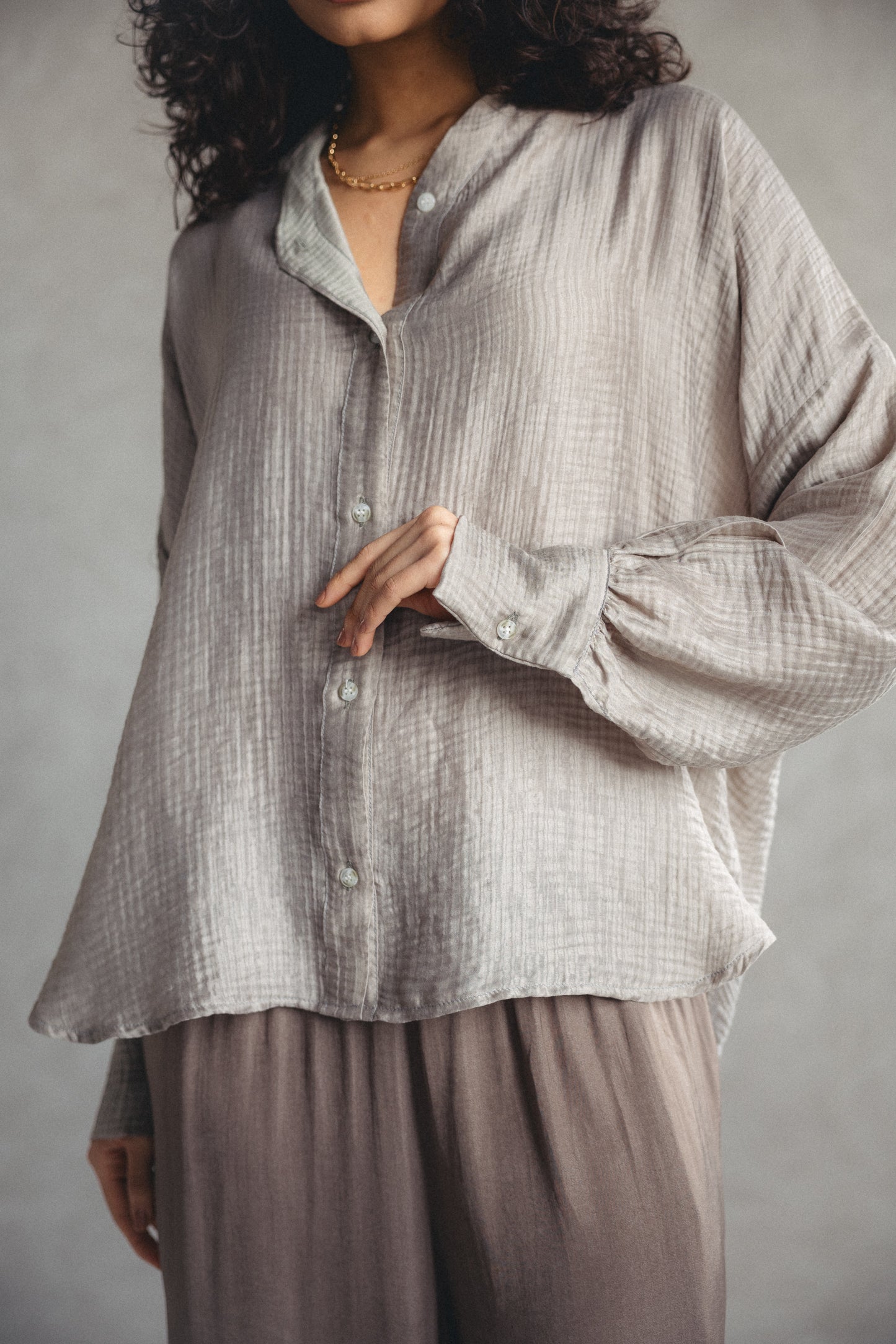 Framed Crinkled Shirt