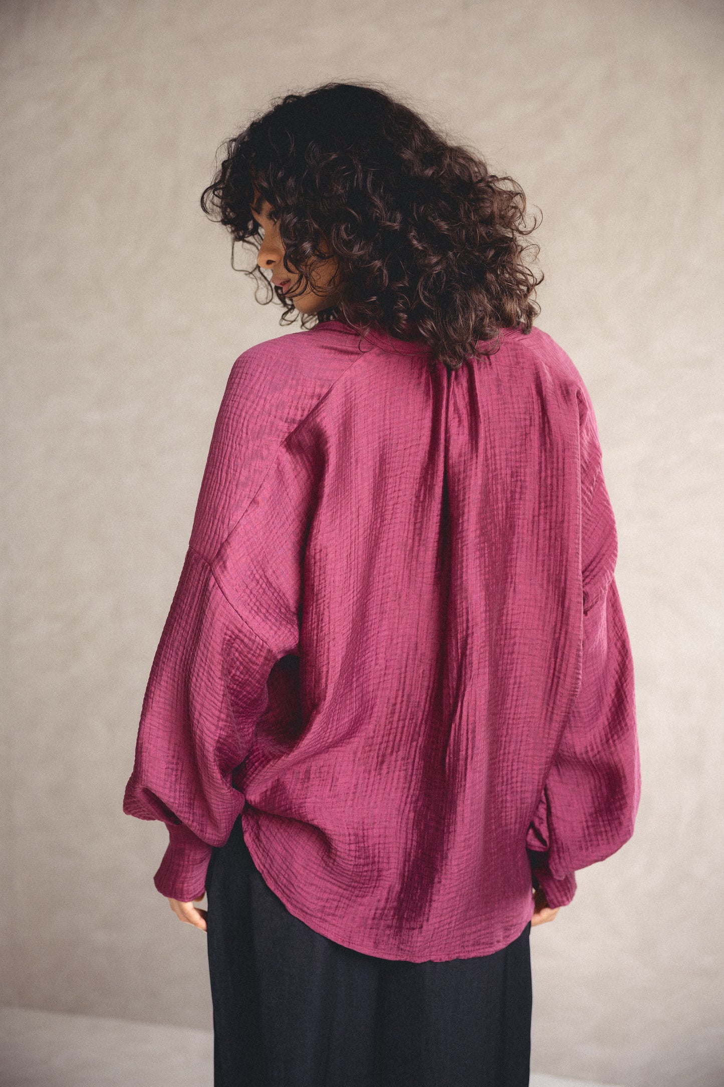 Framed Crinkled Shirt