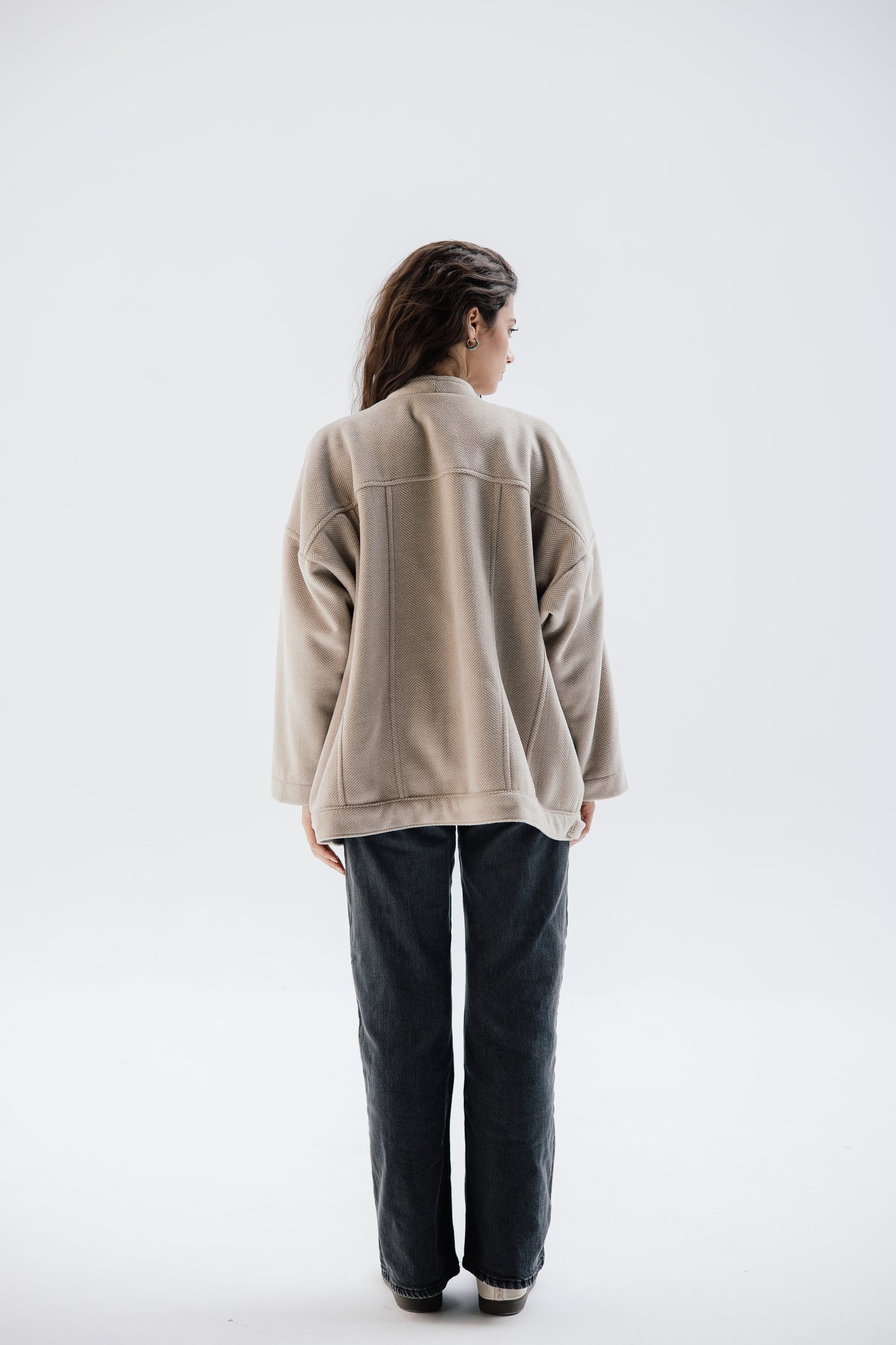 50% FLASH SALE Uneven lapels jacket