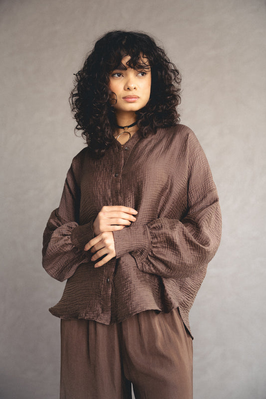 Framed Crinkled Shirt