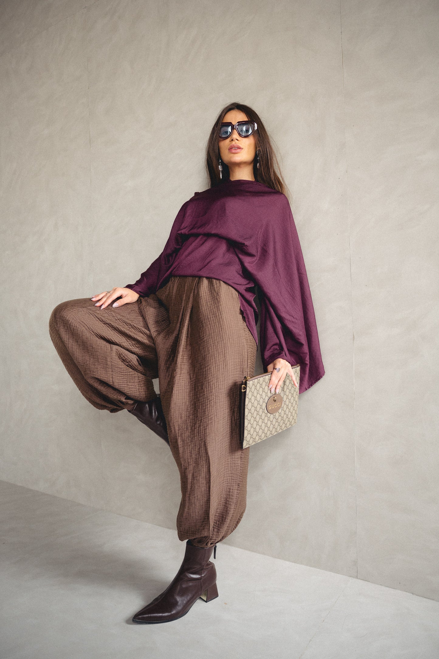 Floating shawl Shirt