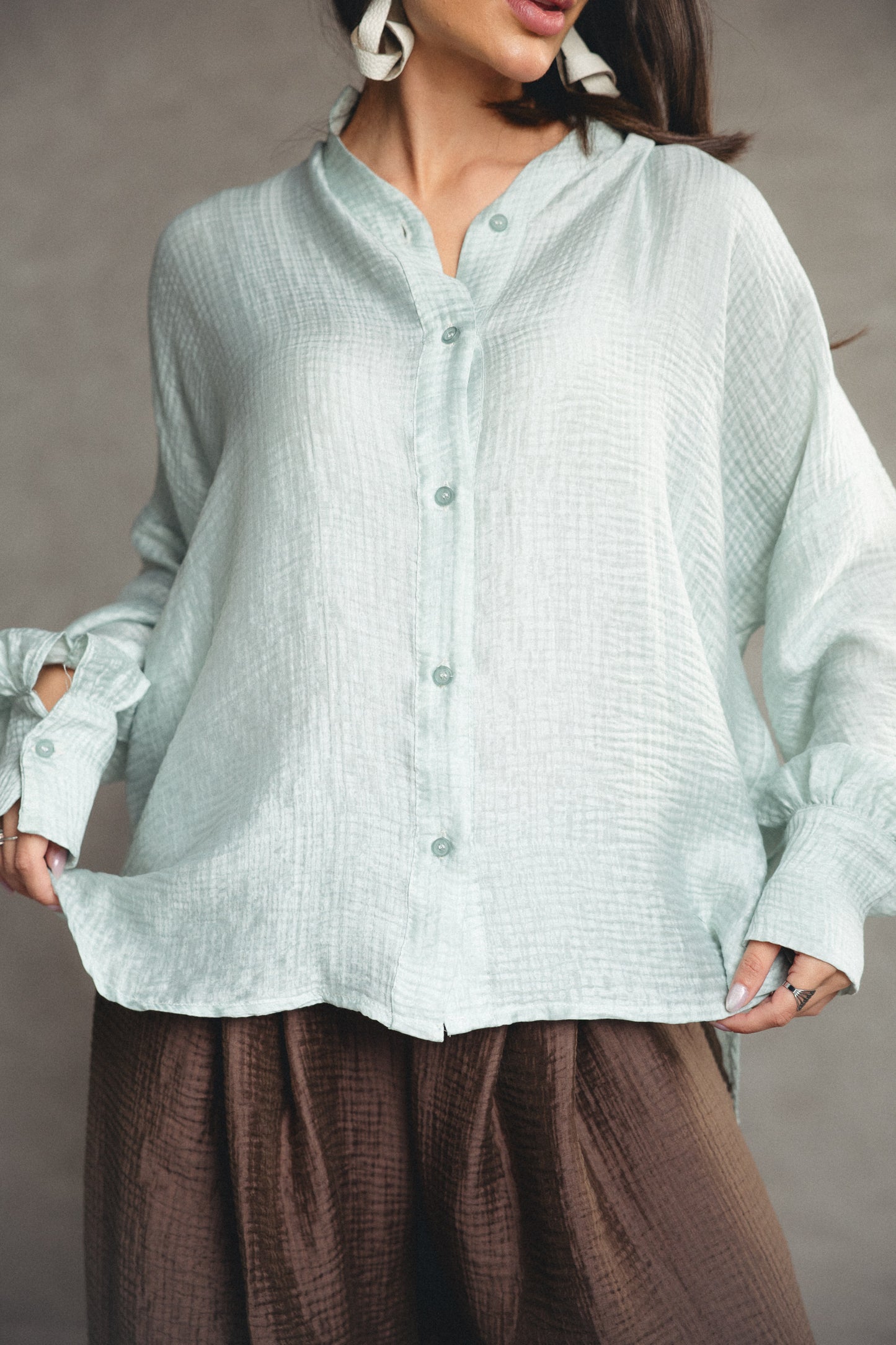 Framed Crinkled Shirt