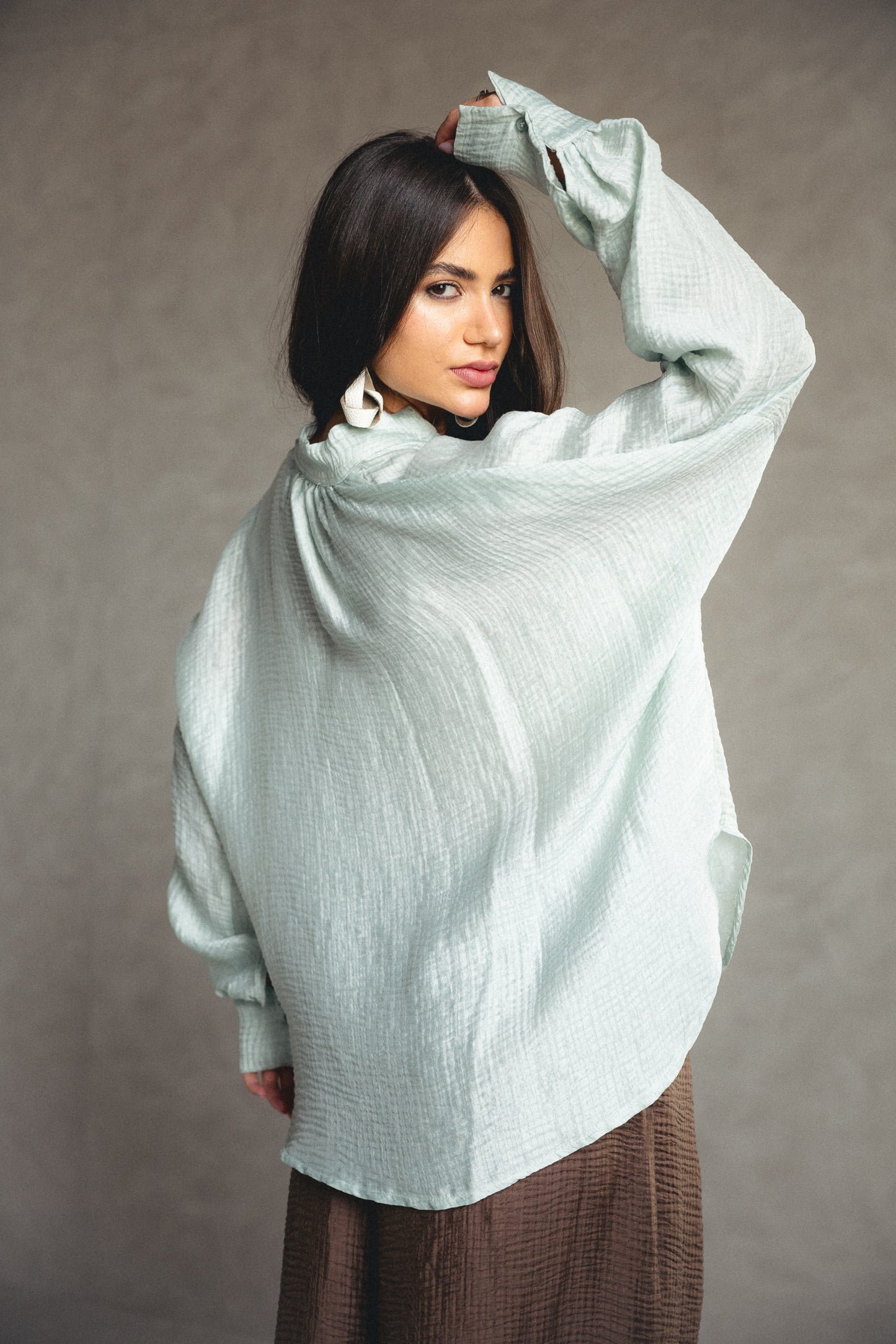 Framed Crinkled Shirt