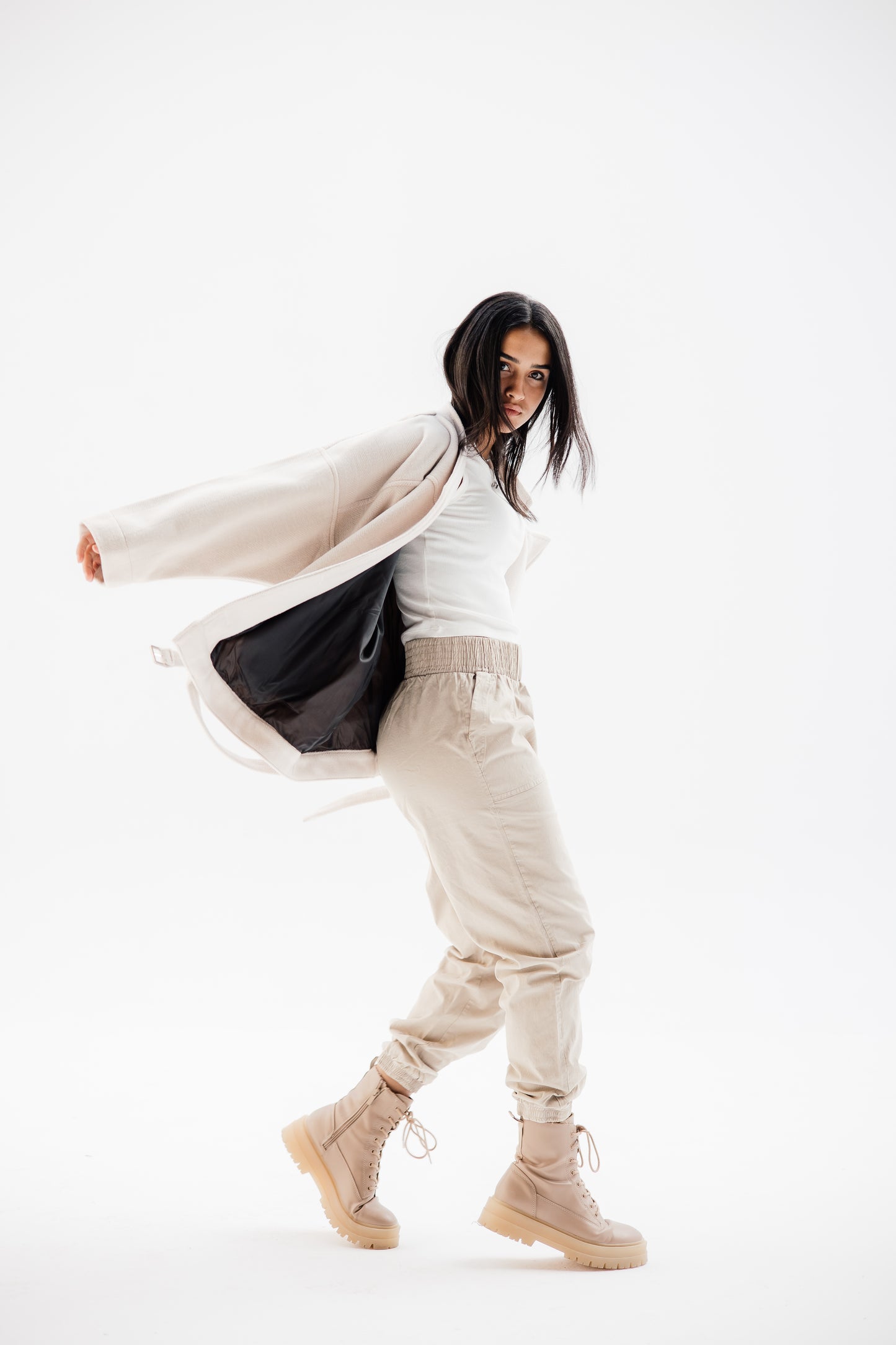 50% FLASH SALE Uneven lapels jacket