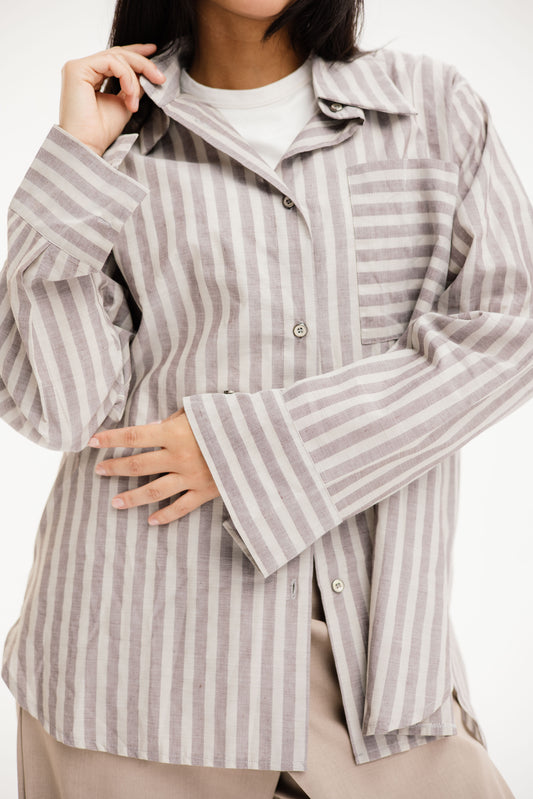 Stripe edit shirt