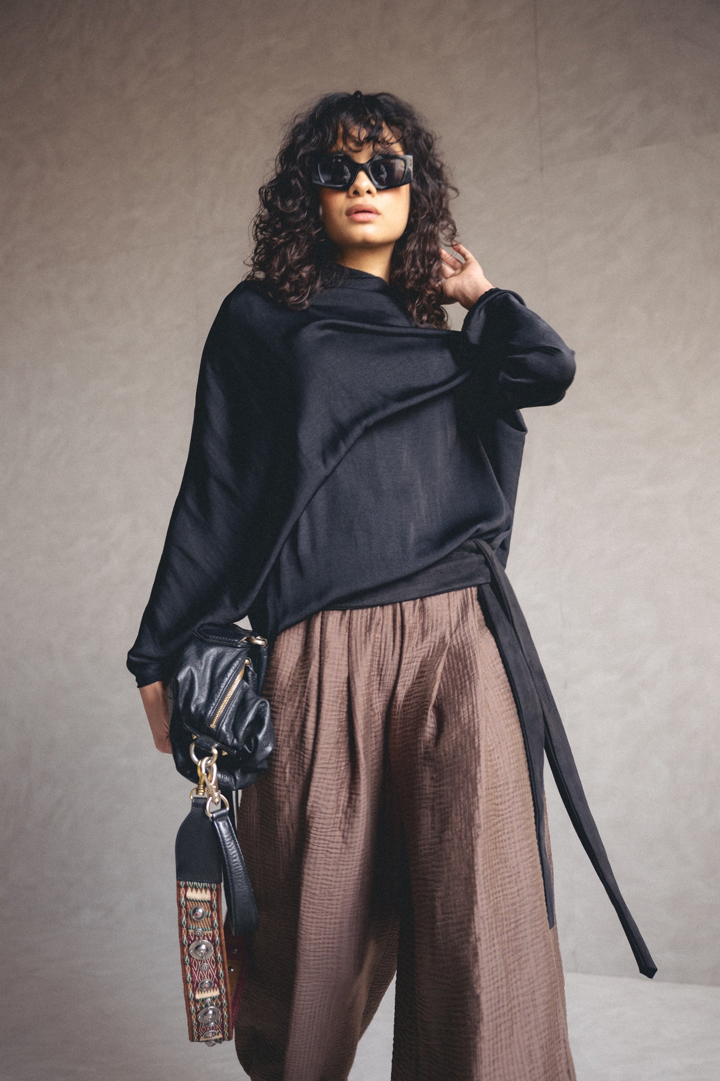 Floating shawl Shirt