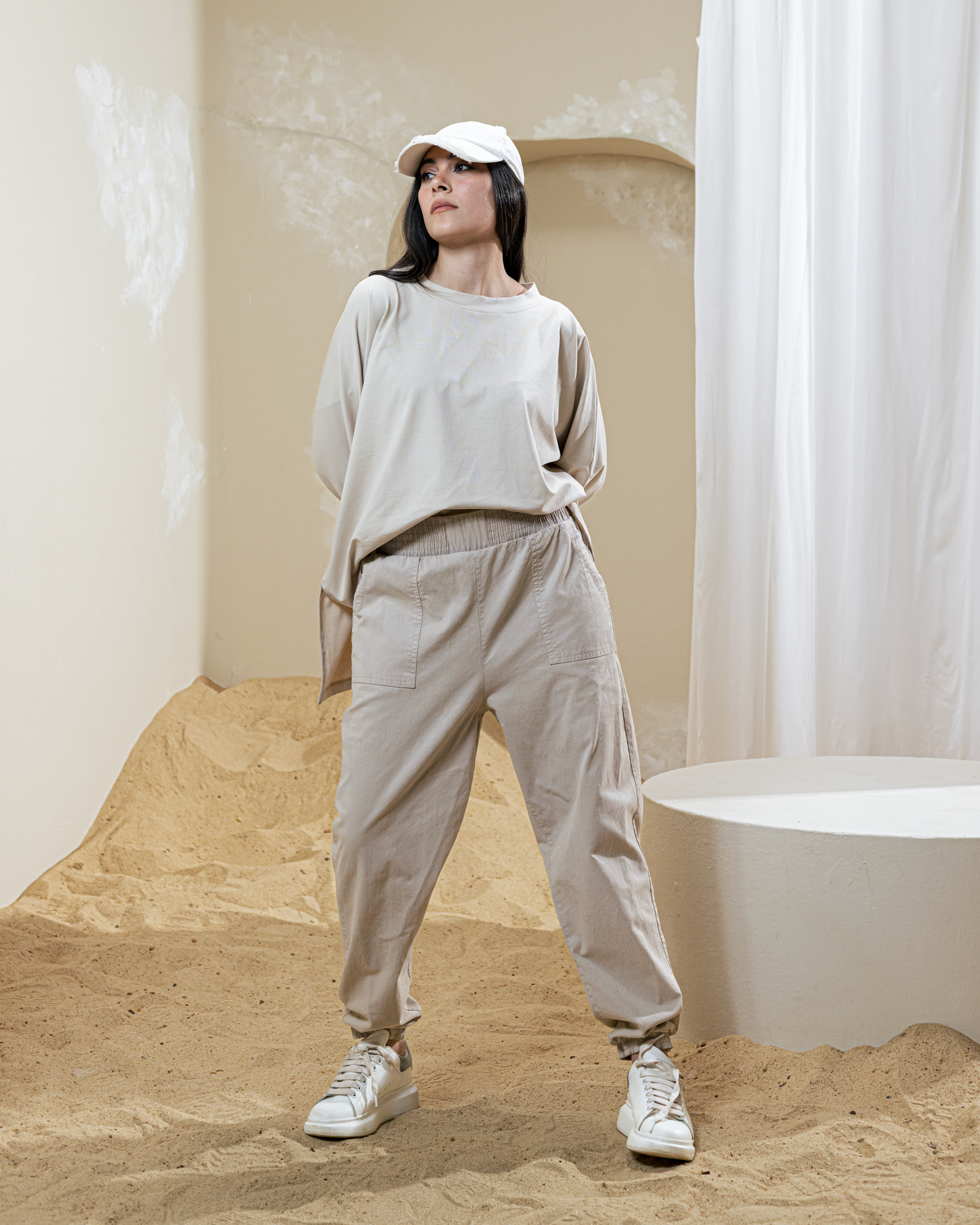 Gabardine Joggers
