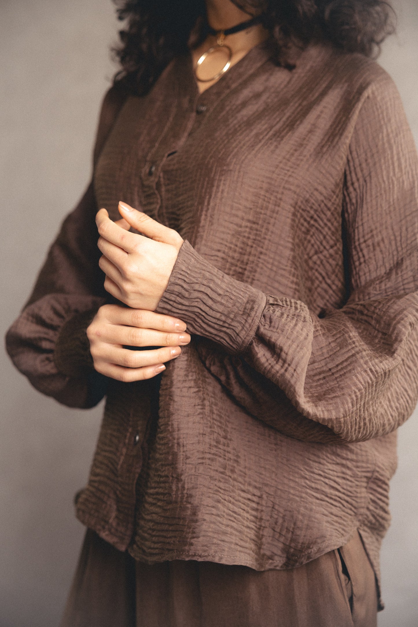 Framed Crinkled Shirt