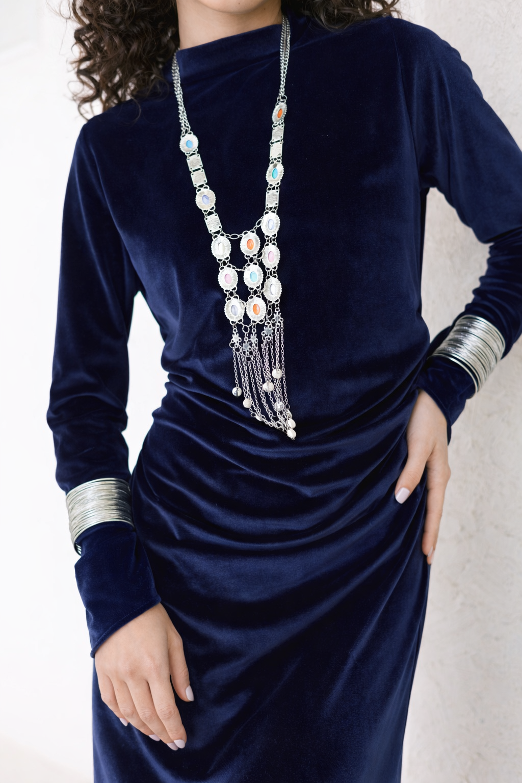 Mawadda velvet dress مَوَدَّة