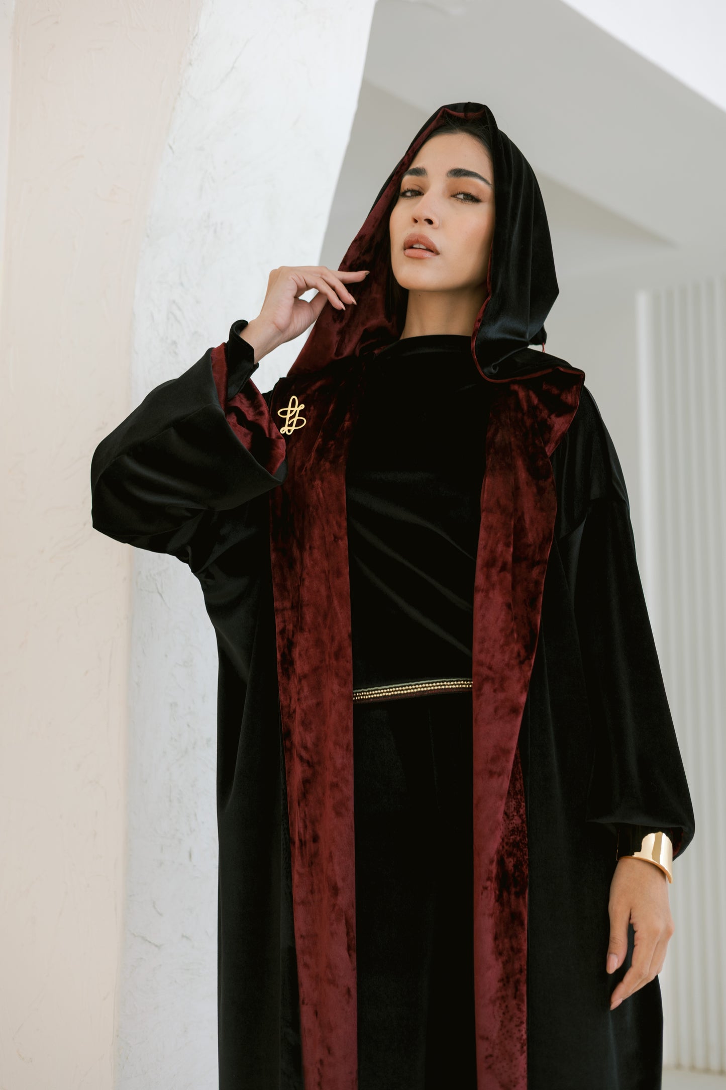 Baraka kaftan بَركة ( Double Face)( comes with its belt)