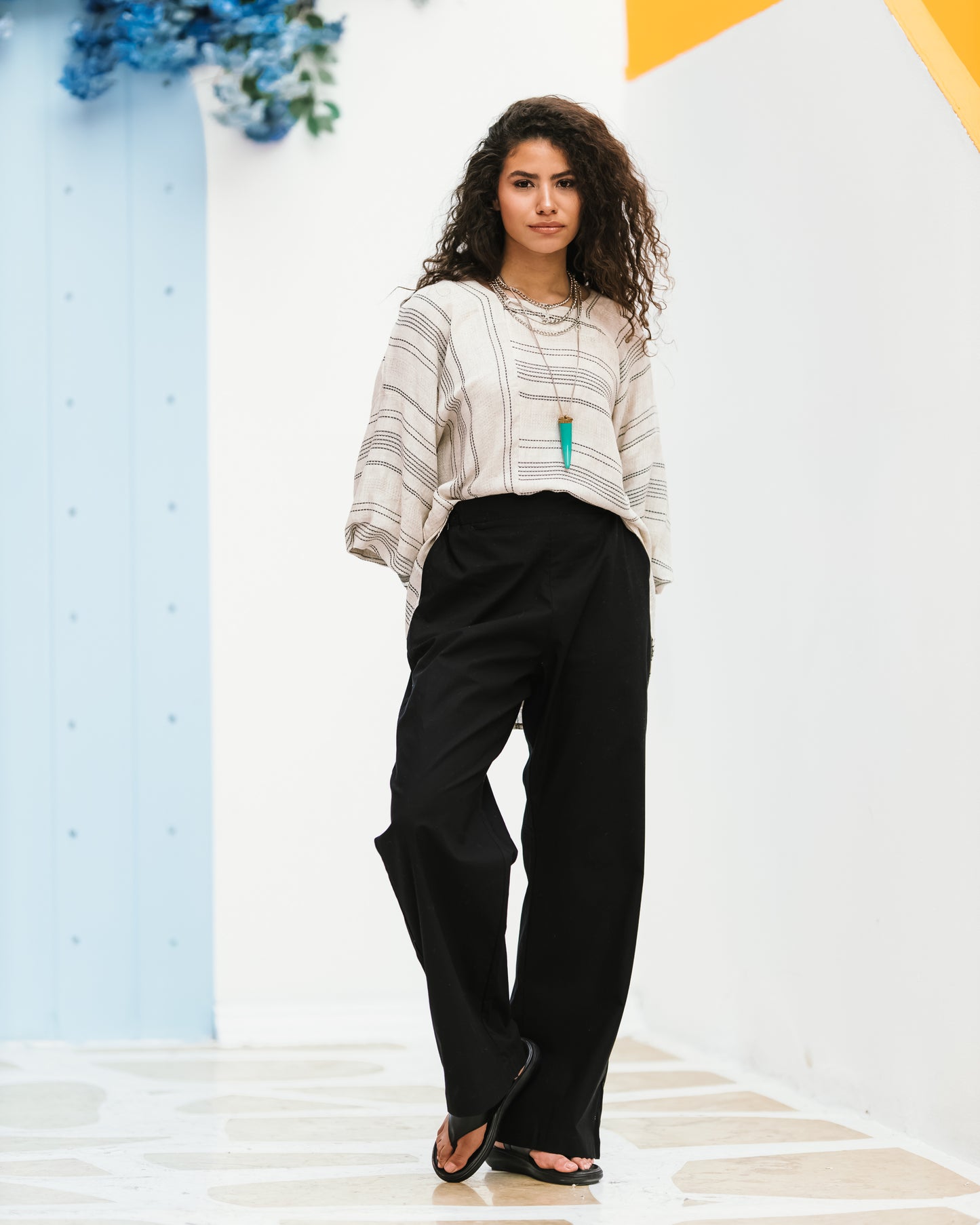 Linen Wide Pants