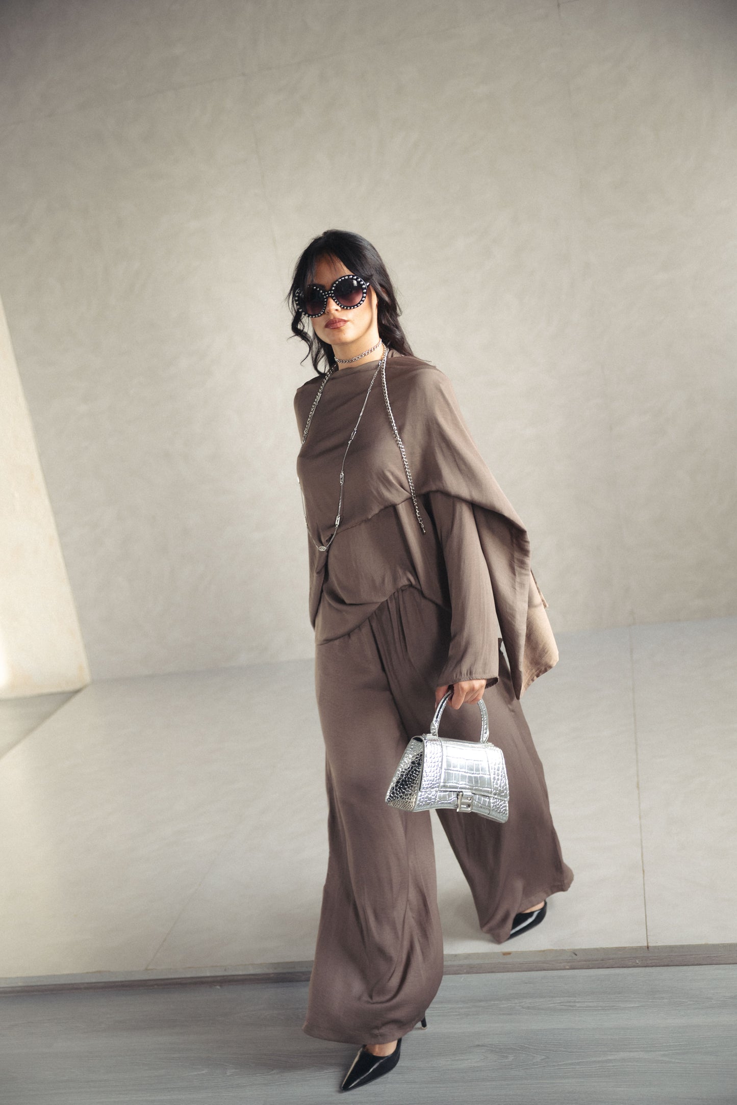 Floating shawl Shirt