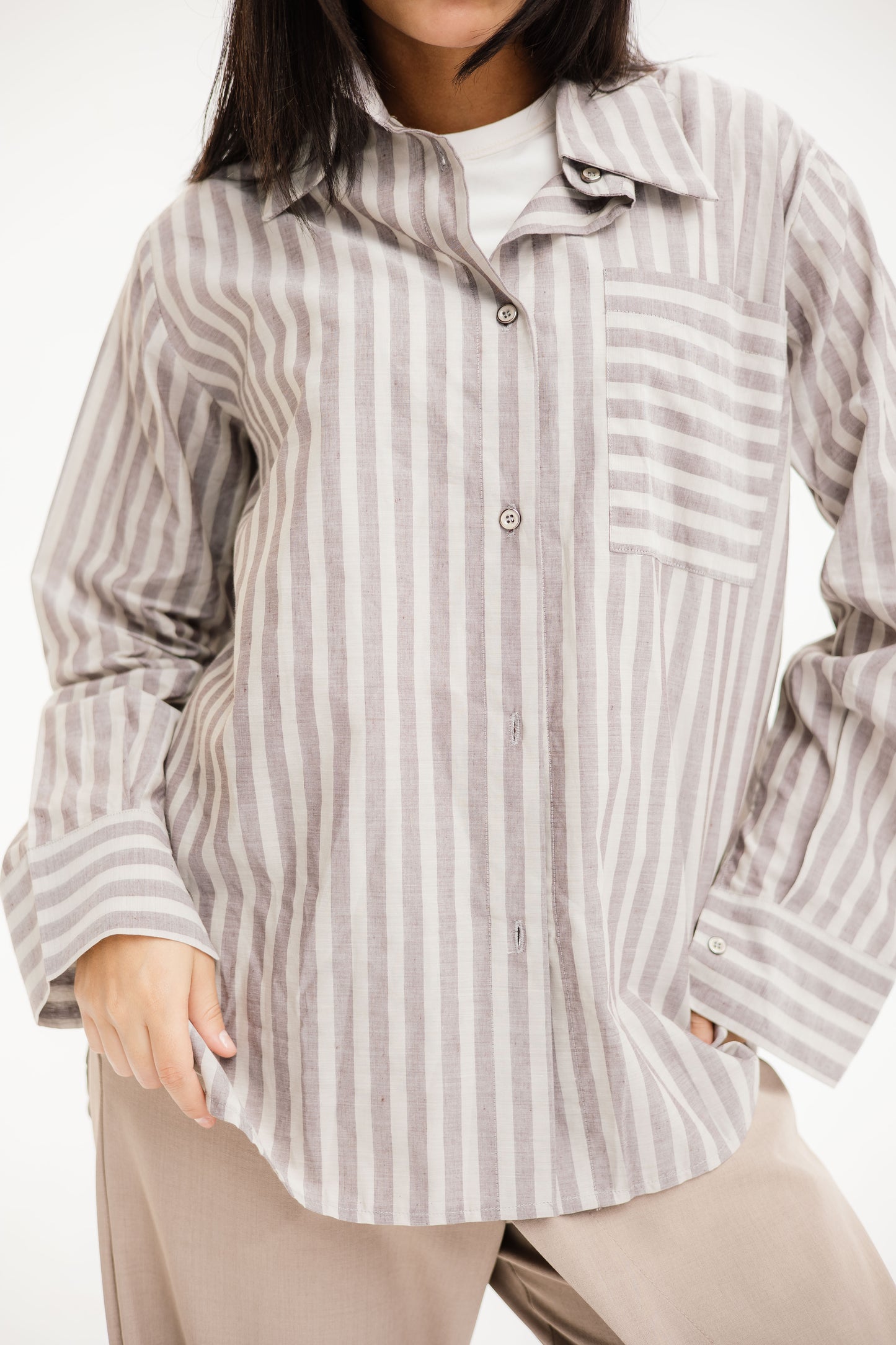Stripe edit shirt