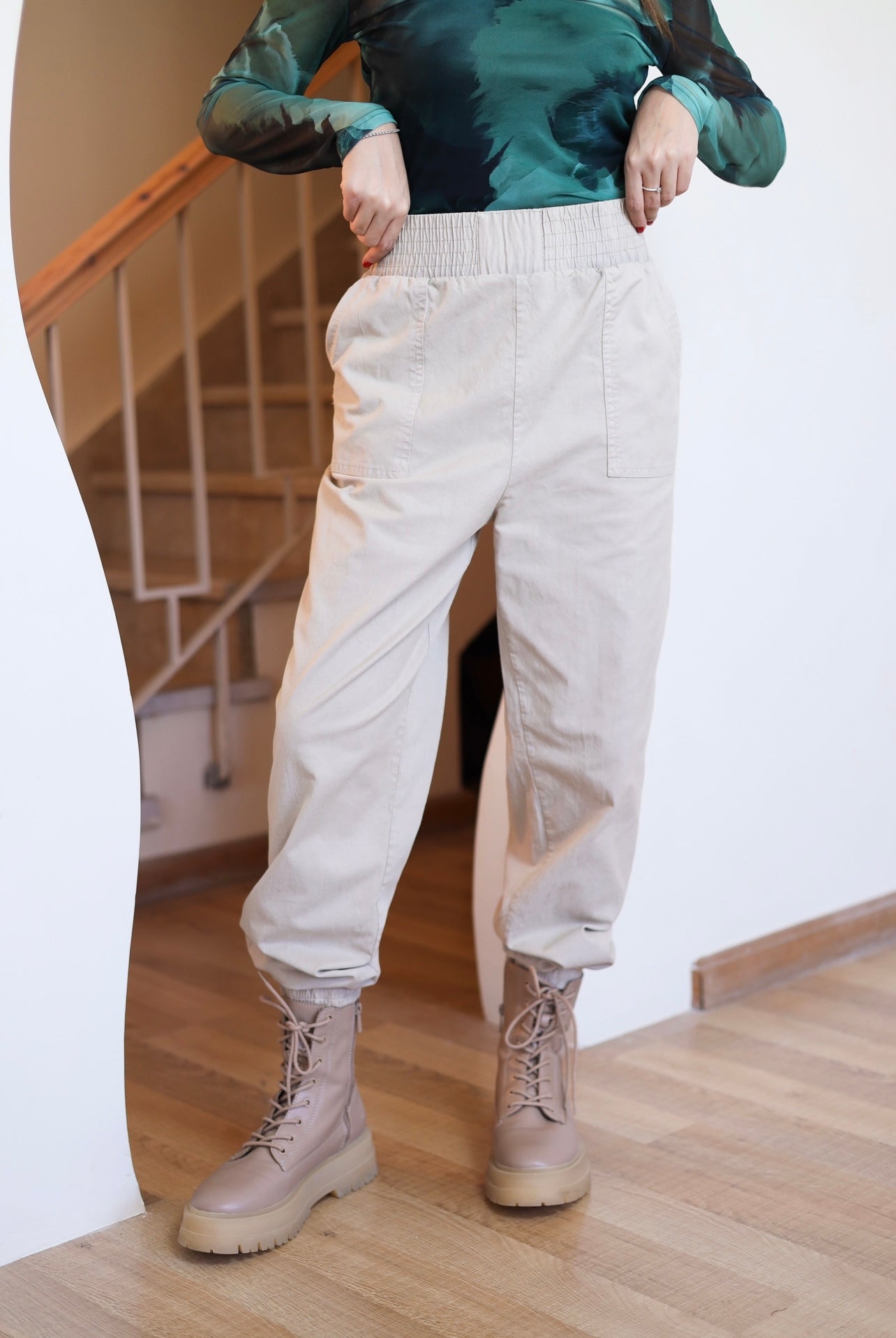 Gabardine Joggers