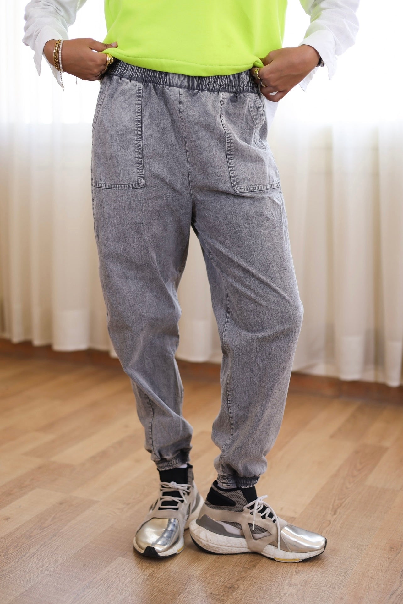 Gabardine Joggers