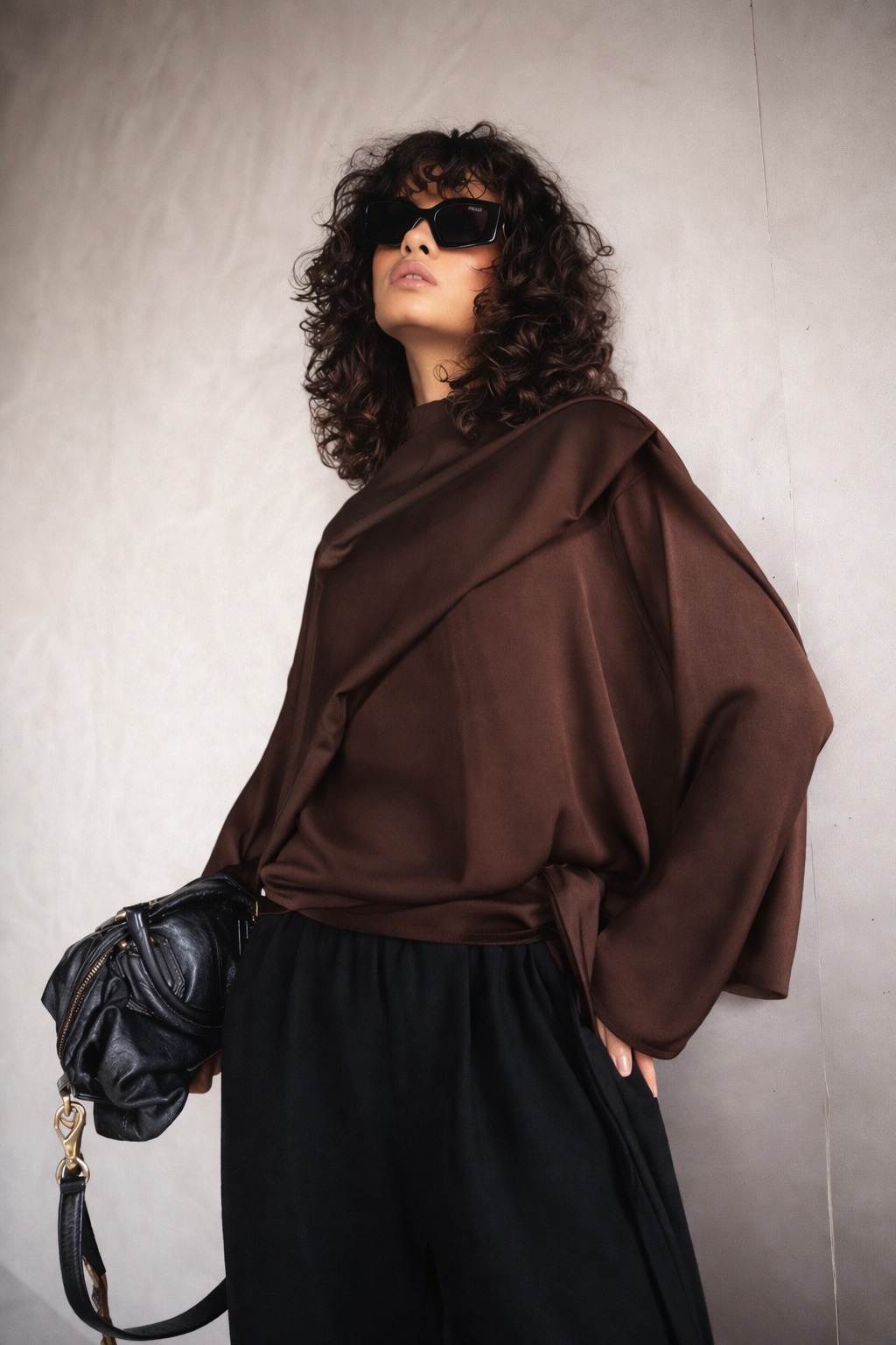 Floating shawl Shirt